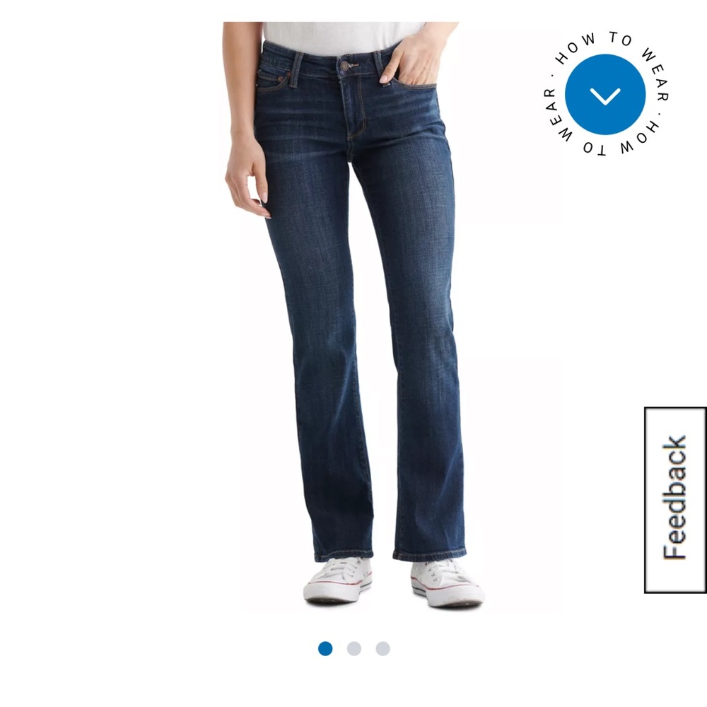 Lucky Brand Women's Lolita Boot Cut Dark Wash Jeans